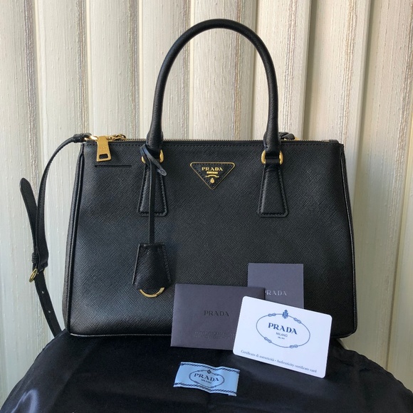 Prada Handbags - Prada Small Saffiano Leather Galleria Bag